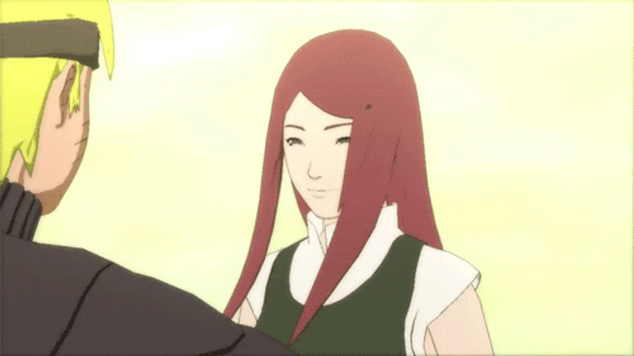 Boruto Running Hug To Kushina Naruto Anime GIF 