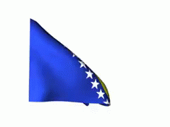 Bosnia And Herzegovina Animated Flag GIF