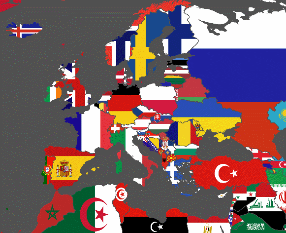 Bosnia And Herzegovina Mixing Map GIF