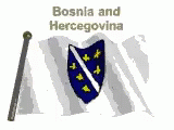 Bosnia And Herzegovina Transparent Flag GIF