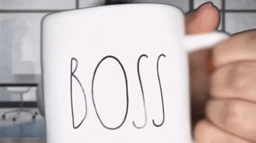 Boss Coffee Cup GIF