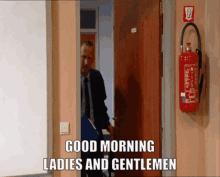 Boss Enter Meeting Room Good Morning Team GIF