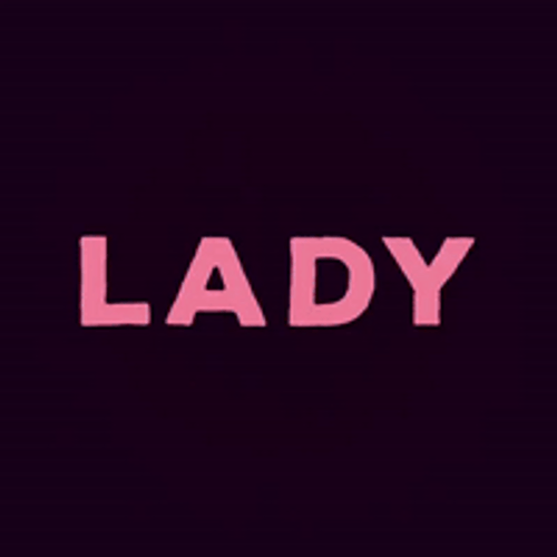 Boss Lady Pink Text GIF