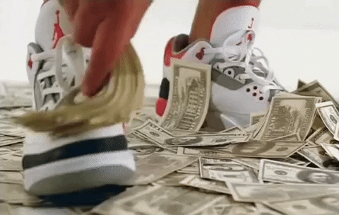 Boss Makes A Dollar I Make A Dime Cool Shoes GIF