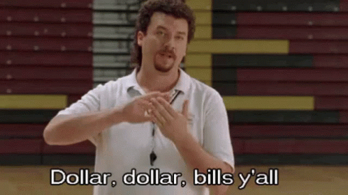 Boss Makes A Dollar I Make A Dime Danny Mcbride Dollar Bills Y'all GIF