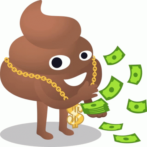 Boss Makes A Dollar I Make A Dime Shit Got Bling Bling GIF