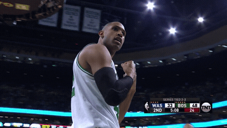 Boston Celtics Al Horford Flexing Muscle GIF