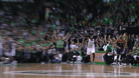 Boston Celtics Hand Tap Entrance GIF