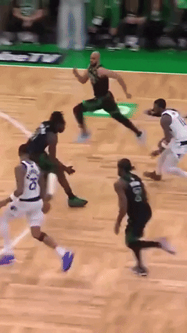 Boston Celtics Jaylen Brown Incredible Dunk GIF