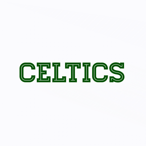Boston Celtics Logo With Leprechaun Holding Basketball GIF