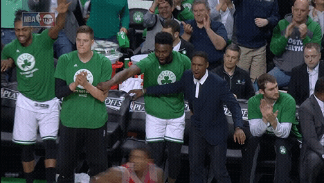 Boston Celtics Marcus Smart Cheering GIF