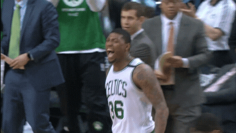 Boston Celtics Marcus Smart Energetic Screams GIF