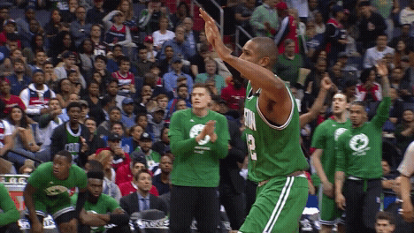Boston Celtics Player Al Horford Celebrating GIF