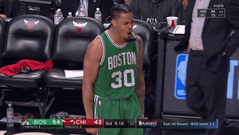 Boston Celtics Players Showing Support GIF
