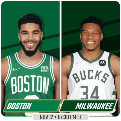 Boston Celtics vs Milwaukee Bucks Nov 12