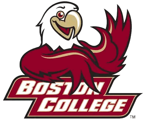 Boston College Logo with Eagle
