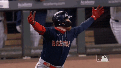 Boston Red Sox Christian Arroyo Celebrating GIF