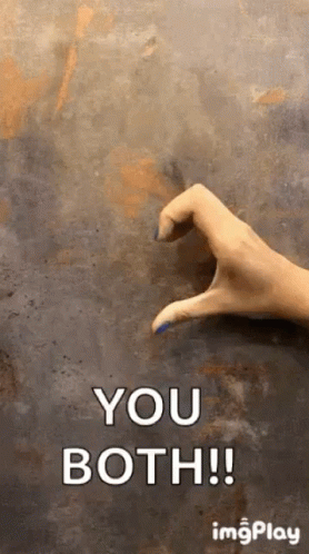 You Both Finger Heart GIF