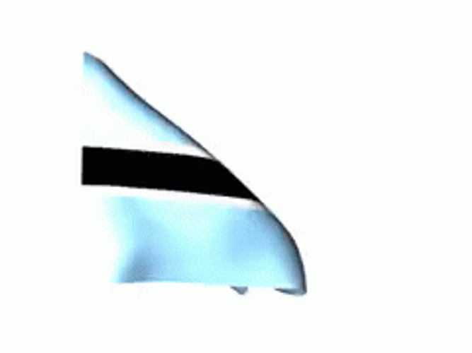 Botswana National Flag GIF