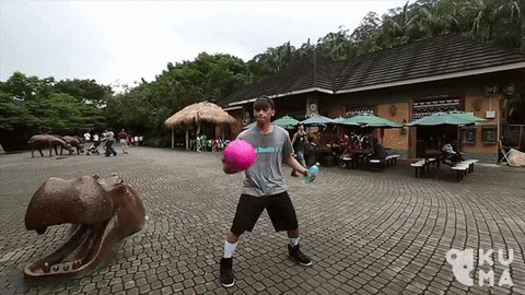 Bottle Cap Challenge Spinning Ball GIF