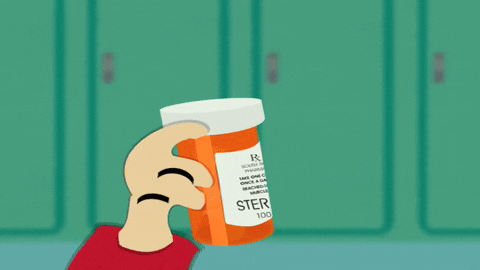 Bottle Of Steroids Animation GIF