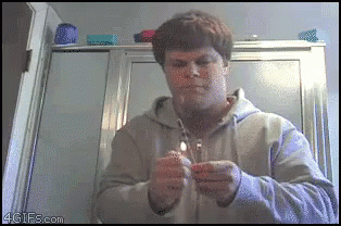 Bottle Rocket Firecracker Shower GIF