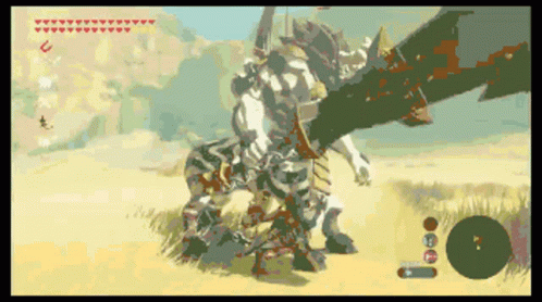 Botw Breath Of The Wild Fighting Scene GIF