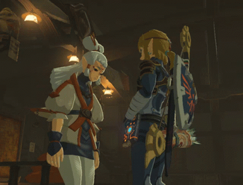 Botw Link Comforting Paya GIF