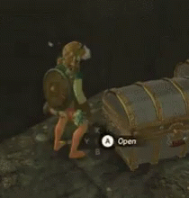 Botw Link Found A Treasure GIF
