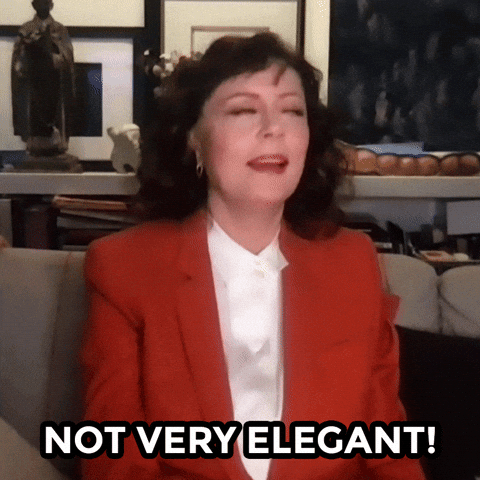 Boujie Jimmy Fallon Not Very Elegant GIF