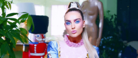 Bounce Back Perrie Pony Tail With Stars GIF