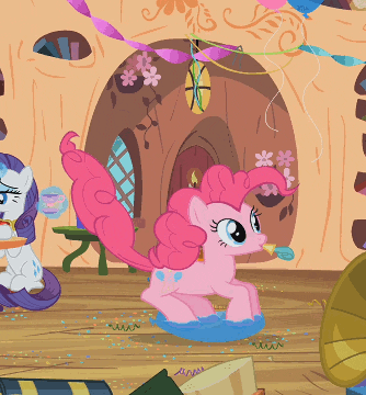 Bounce It Pinkie Pie On Balloon GIF
