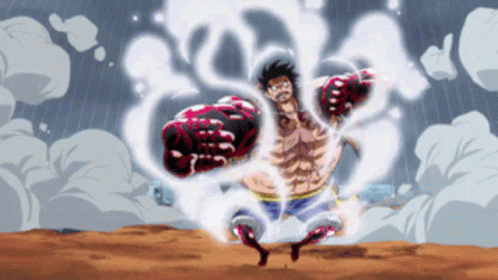 Bouncing Luffy Gear 3 GIF