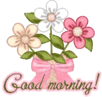 Bouquet of Flowers Good Morning
