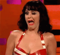 Katy Perry Winking Bow Chicka Wow Wow GIF