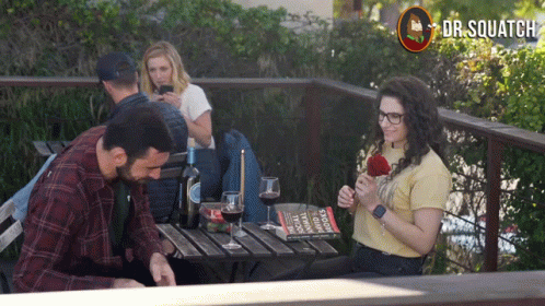 Bow Chicka Wow Wow Girl Cringing GIF