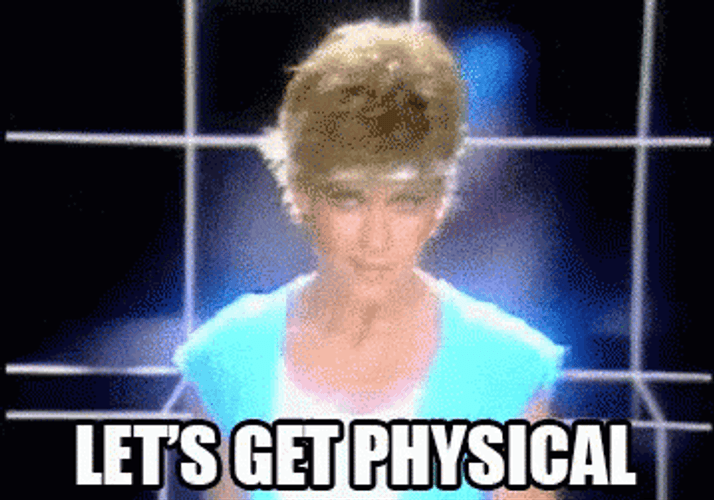 Bow Chicka Wow Wow Let's Get Physical GIF