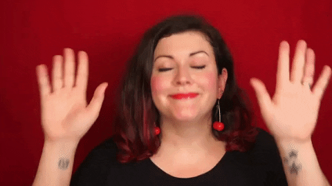 Bowing Down Christine Gritmon Smiling GIF