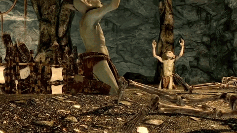 Bowing Down The Elder Scrolls GIF