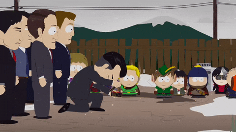 Bowing Down To Princess Kenny GIF