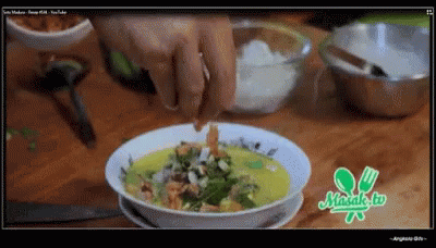 Bowl of Food With Masala TV Green Logo