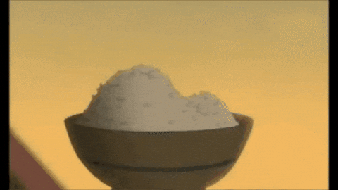Bowl Of Rice From Mulan Movie GIF