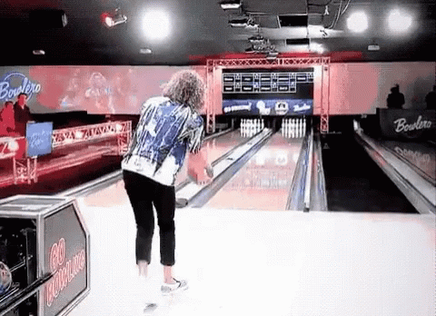 Man Bowling Alley Etiquette GIF