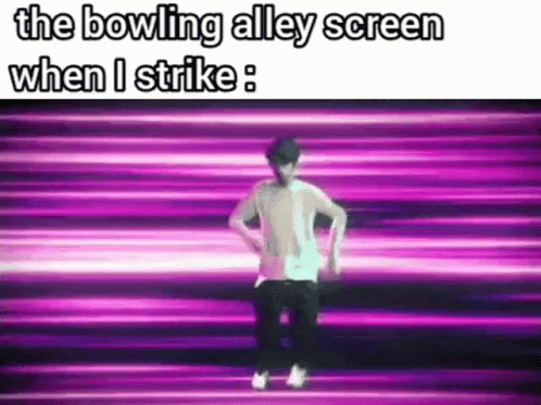 Animated Funny Bowling Alley Screen GIF