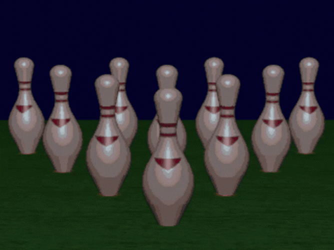 Bowling Alley Lightning Strike GIF