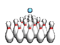 Bowling Alley Strike 3d Model Sticker GIF