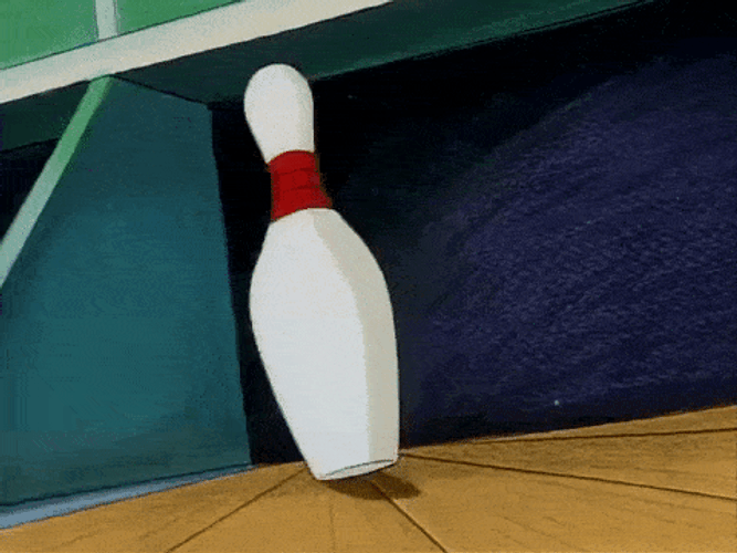 Bowling Ball Pinn Fall Animation GIF
