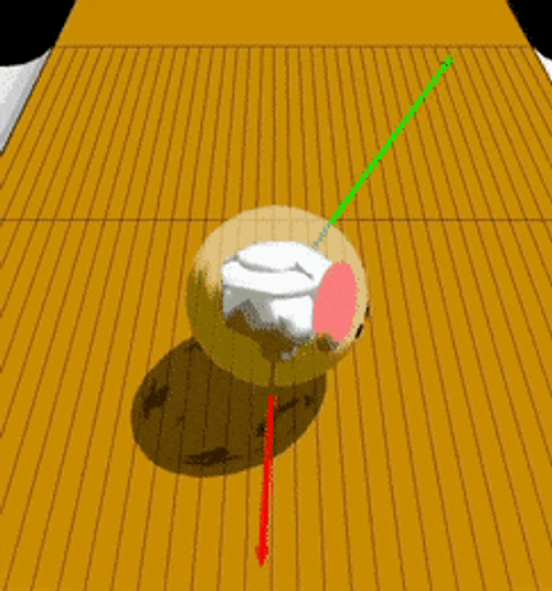 Bowling Ball Rolling Axis Animation GIF