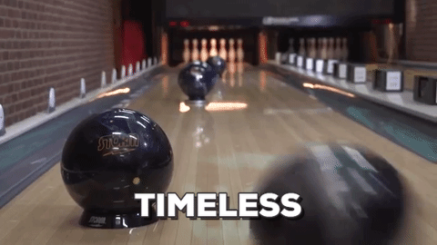 Bowling Ball Rolling Strike Timeless GIF
