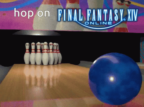 Bowling Final Fantasy Meme Hop On GIF
